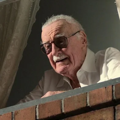 Stan Lee em participação especial no filme Homem-Aranha: De Volta ao Lar<!-- NICAID(13827377) -->