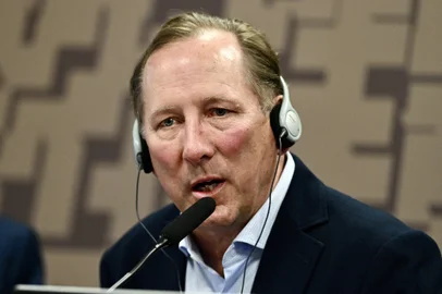 John Textor prestou depoimento na CPI.