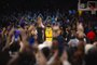 Oklahoma City Thunder v Los Angeles LakersLOS ANGELES, CA - FEBRUARY 7: LeBron James #6 of the Los Angeles Lakers celebrates after breaking Kareem Abdul-Jabbars all time scoring record of 38,387 points during the game against the Oklahoma City Thunder on February 7, 2023 at Crypto.Com Arena in Los Angeles, California. NOTE TO USER: User expressly acknowledges and agrees that, by downloading and/or using this Photograph, user is consenting to the terms and conditions of the Getty Images License Agreement. Mandatory Copyright Notice: Copyright 2023 NBAE   Zach Beeker/NBAE via Getty Images/AFP (Photo by Zach Beeker / NBAE / Getty Images / Getty Images via AFP)Editoria: SPOLocal: Los AngelesIndexador: ZACH BEEKERSecao: basketballFonte: NBAE / Getty ImagesFotógrafo: CONTRIBUTOR<!-- NICAID(15343783) -->