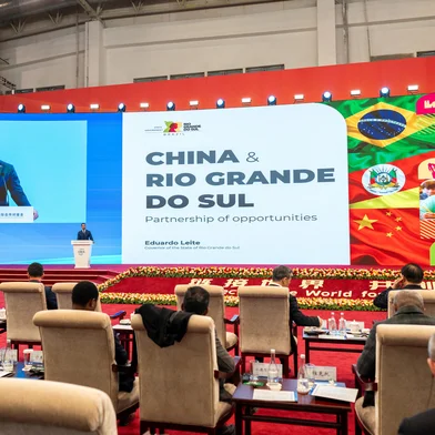 Com estande do RS e discurso de "ganha-ganha", feira na China busca apoio mundial contra restrições a seus produtos<!-- NICAID(15921830) -->