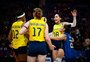 Brasil bate a Bélgica e volta a vencer na Liga das Nações feminina de vôlei