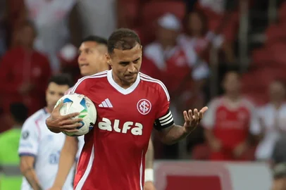 Porto Alegre, RS, Brasil, 22/04/2025 - Internacional vs Nacional-URU pela Libertadores 2025, no Beira-Rio - Foto: Jefferson Botega/Agência RBSIndexador: jeff botega<!-- NICAID(16022182) -->