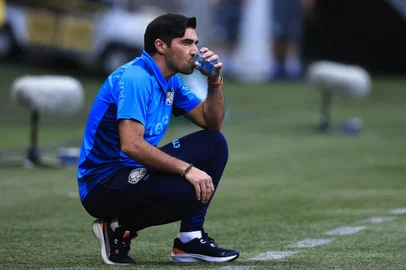 PAULISTA 2023, PALMEIRAS X SÃO PAULOSP - PAULISTA 2023, PALMEIRAS X SÃO PAULO - ESPORTES - PAULISTA 2023, PALMEIRAS X SÃO PAULO - Abel Ferreira técnico do Palmeiras durante partida contra o São Paulo no estádio Arena Allianz Parque pelo campeonato Paulista 2023. 22/01/2023 - Foto: ETTORE CHIEREGUINI/AGIF - AGÊNCIA DE FOTOGRAFIA/AGIF - AGÊNCIA DE FOTOGRAFIA/ESTADÃO CONTEÚDOEditoria: ESPORTESLocal: SÃO PAULOIndexador: ETTORE CHIEREGUINIFotógrafo: AGIF - AGÊNCIA DE FOTOGRAFIA<!-- NICAID(15339806) -->