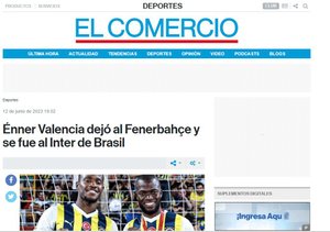 Reprodução / El Comercio Reprodução / El Comercio