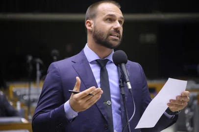 Discussão e votação de propostas. Dep. Eduardo Bolsonaro PL - SP. Paulo Sérgio/Câmara dos DeputadosIndexador: Paulo Sergio<!-- NICAID(15215350) -->