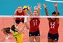 Brasil perde para os Estados Unidos e acaba com a prata no vôlei feminino