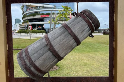 Leandro Staudt / Agencia RBS Cubo, popular cabungo, exposto no Parque do Pontal, em Porto Alegre. Era usado no passado para transporte de fezes da cidade, jogadas no rio naquele local.<!-- NICAID(16299824) -->