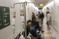 PORTO ALEGRE, RS, BRASIL - 2025.05.16 - Porto Alegre decreta situação de emergência em saúde pública por casos respiratórios. Porto Alegre decreta situação de emergência em saúde pública por casos respiratórios. Medida foi autorizada por 90 dias e ocorre junto ao cenário de superlotação.  Prefeitura afirma risco de desassistência. (Foto: André Ávila/ Agência RBS)Indexador: Andre Avila<!-- NICAID(16039146) -->