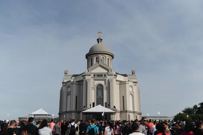 FARROUPILHA, RS, BRASIL, 26/05/2023. 144ª Romaria de Caravaggio em Farroupilha. (Bruno Todeschini/Agência RBS)Indexador: BTK<!-- NICAID(15439440) -->