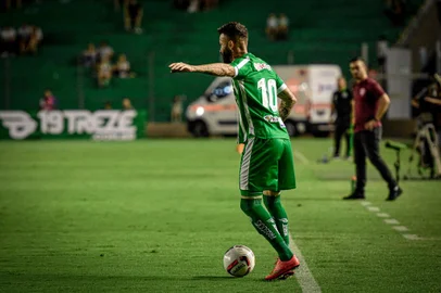 Meia Fernando Boldrin do Juventude no jogo contra o São Luiz, pelo Gauchão<!-- NICAID(15332081) -->