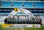 O pôster do Grêmio campeão do Gauchão Feminino