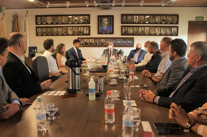 Comitiva da Hungria visita Caxias do Sul um dia antes de Bolsonaro se encontrar com primeiro-ministro do país europeu<!-- NICAID(15019170) -->