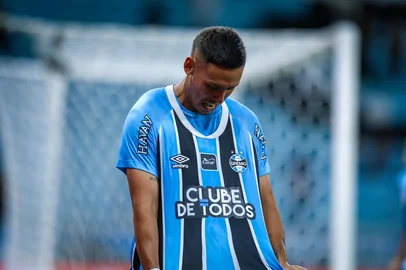 Gremio x Atletico-MGPORTO ALEGRE, RS, BRASIL, 25-02-2026: Grêmio vs Atlético Mineiro, na Arena, válido pelo Brasileirão Série A 2026. Foto: Lucas Uebel/Grêmio FBPAEditoria: SPOLocal: Porto AlegreIndexador: Lucas UebelSecao: futebolFonte: Gremio.netFotógrafo: Gremio x Atletico-MG<!-- NICAID(16233148) -->