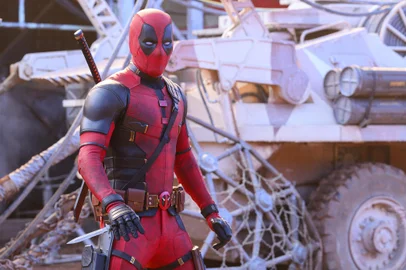 Ryan Reynolds as Deadpool/Wade Wilson in 20th Century Studios/Marvel Studios' DEADPOOL & WOLVERINE. Photo by Jay Maidment. Â© 2024 20th Century Studios / Â© and â¢ 2024 MARVEL.<!-- NICAID(15815787) -->