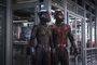 Evangeline Lilly e Paul Rudd caracterizados como os heróis Vespa e Homem-Formiga, no filme que a Marvel lança este ano.<!-- NICAID(13389726) -->