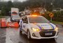Sistema de comboios na BR-470, entre Bento e Veranópolis, é liberado para a tarde desta quinta 
