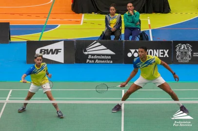 Sania Lima e Davi Silva, badminton