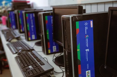 Entrega de computadores do Ministério das Comunicações na Aldeia Amambai Guarani-Kaiowá, em Mato Grosso do Sul<!-- NICAID(15997837) -->