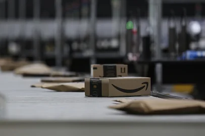 NOVA SANTA RITA, RS, BRASIL, 17-12-2020: Esteiras. Centro de Distribuição da Amazon em Nova Santa Rita. (Foto: Mateus Bruxel / Agencia RBS)Indexador: Mateus Bruxel<!-- NICAID(14672224) -->
