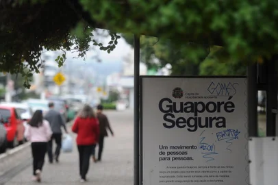 GUAPORÉ, RS, BRASIL, 10/05/2023. Disputa de facções por pontos de tráfico de drogas assusta moradores e preocupa autoridades em Guaporé. (Bruno Todeschini/Agência RBS)Indexador: BTK<!-- NICAID(15424823) -->