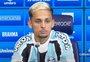 Atacante Gabriel Teixeira é apresentado pelo Grêmio: "Roger me pediu aqui"