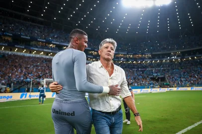 renato portaluppi, grêmio, adriel
