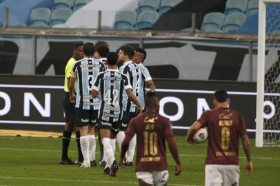 PORTO ALEGRE, RS, BRASIL,  20/07/2021-jogo das oitavas de final da Copa Sul-Americana.  Foto: Jefferson Botega / Agencia RBSIndexador: Jeff Botega<!-- NICAID(14840217) -->