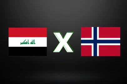 Arte GZH escudos, copa do mundo, iraque, noruega