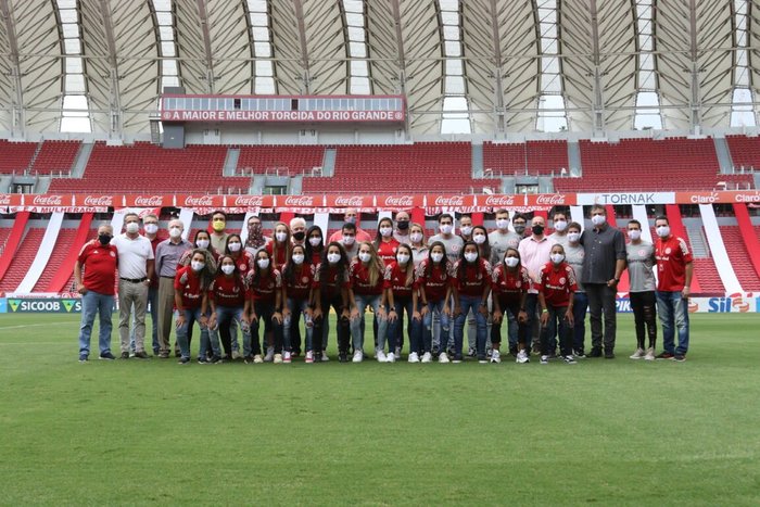 Ficha técnica: conheça o elenco feminino do Inter para a disputa do  Brasileirão