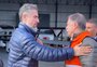 Marcos Mion faz escala em aeroporto de Caxias do Sul para chegar a Porto Alegre