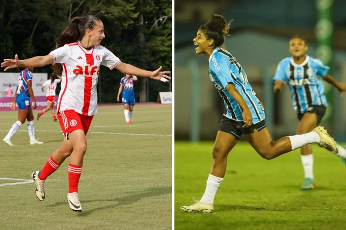 Lara Vantzen/Inter / e Caroline Motta/Grêmio
