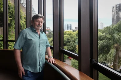 CAXIAS DO SUL, RS, BRASIL, 10/01/2025. Entrevista com o Vereador Elói Frizzo (PSB), na Câmara de Vereadores. (Bruno Todeschini/Agência RBS)Indexador: Bruno Todeschini<!-- NICAID(15951503) -->