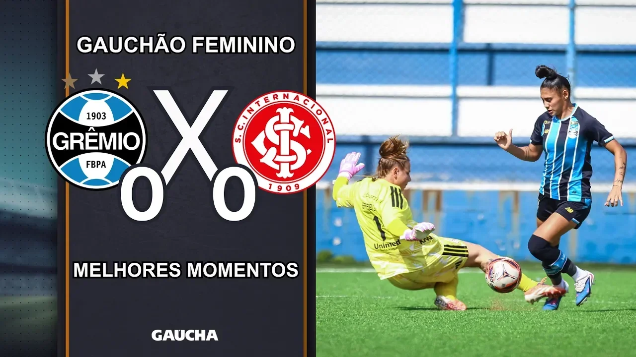 Grêmio e Inter empatam sem gols no Gauchão Feminino