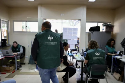 Guaíba, RS, Brasil - 09/09/2024 - Mutirão da Defensoria  Pública na cidade de Guaíba. FOTO: Jefferson Botega, Agência RBSIndexador: jeff botega<!-- NICAID(15861534) -->