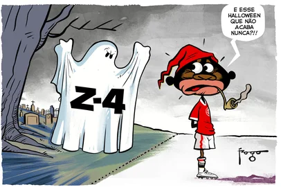 Gilmar Fraga / Agencia RBS PORTO ALEGRE, RS, BRASIL, 07-11-2025: Charge do Fraga. Foto: Gilmar Fraga/Agência RBS<!-- NICAID(16163380) -->