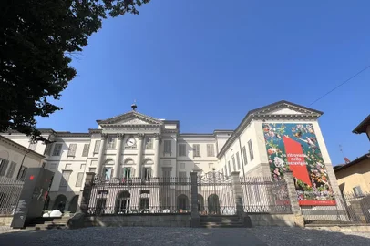 Bergamo, cidade na Itália. Accademia Carrara<!-- NICAID(15728209) -->