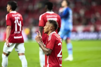 PORTO ALEGRE, RS, BRASIL, 31-08-2025: Internacional x Fortaleza pelo Campeonato Brasileiro Série A, no Beira-Rio. Foto: Jonathan Heckler/Agência RBS<!-- NICAID(16114084) -->