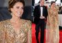 Kate Middleton aposta em look dourado para a estreia do novo filme de James Bond
