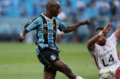 Porto Alegre, RS, Brasil, 01/02/2025 - Grêmio vs São Luiz pela 3ª rodada do Campeonato Gaúcho 2025, na Arena - Foto: Jefferson Botega/Agência RBSIndexador: jeff botega<!-- NICAID(15967077) -->