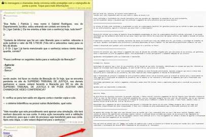 Durante a investigação da segunda fase da Operação Falso Patrono – que tem como alvos suspeitos de aplicarem o golpe do falso advogado – a Polícia Civil descobriu uma espécie de cartilha do crime. <!-- NICAID(16080593) -->