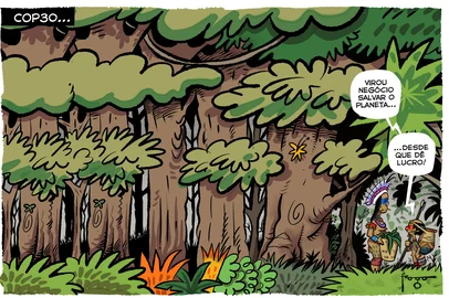 Gilmar Fraga / Agencia RBS PORTO ALEGRE, RS, BRASIL, 12-11-2025: Charge do Fraga. Foto: Gilmar Fraga/Agência RBS<!-- NICAID(16166246) -->