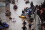Resgate de pessoas em Canoas após enchente na cidadeFotógrafo: Duda Fortes/Especial<!-- NICAID(15754389) -->