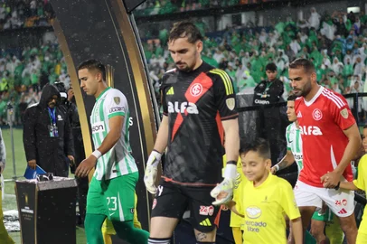 Atlético Nacional de Medellín vs Internacional no estádio Atanasio Girardot pela Libertadores 2025 - Foto: Ricardo Duarte/SC Internacional/Divulgação<!-- NICAID(16033496) -->