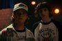 STRANGER THINGS. (L to R) Gaten Matarazzo as Dustin Henderson and Finn Wolfhard as Mike Wheeler in STRANGER THINGS. Cr. Courtesy of Netflix Â© 2022<!-- NICAID(15108194) -->