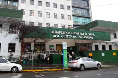 CAXIAS DO SUL, RS, BRASIL, 09/08/2022. Complexo Centro à Vida - UPA Central 24 Horas (UPA 24h). Reportagem do Pioneiro esteve conversando com quem estava no local sobre a qualidade do serviço prestado. (Porthus Junior/Agência RBS)<!-- NICAID(15170888) -->