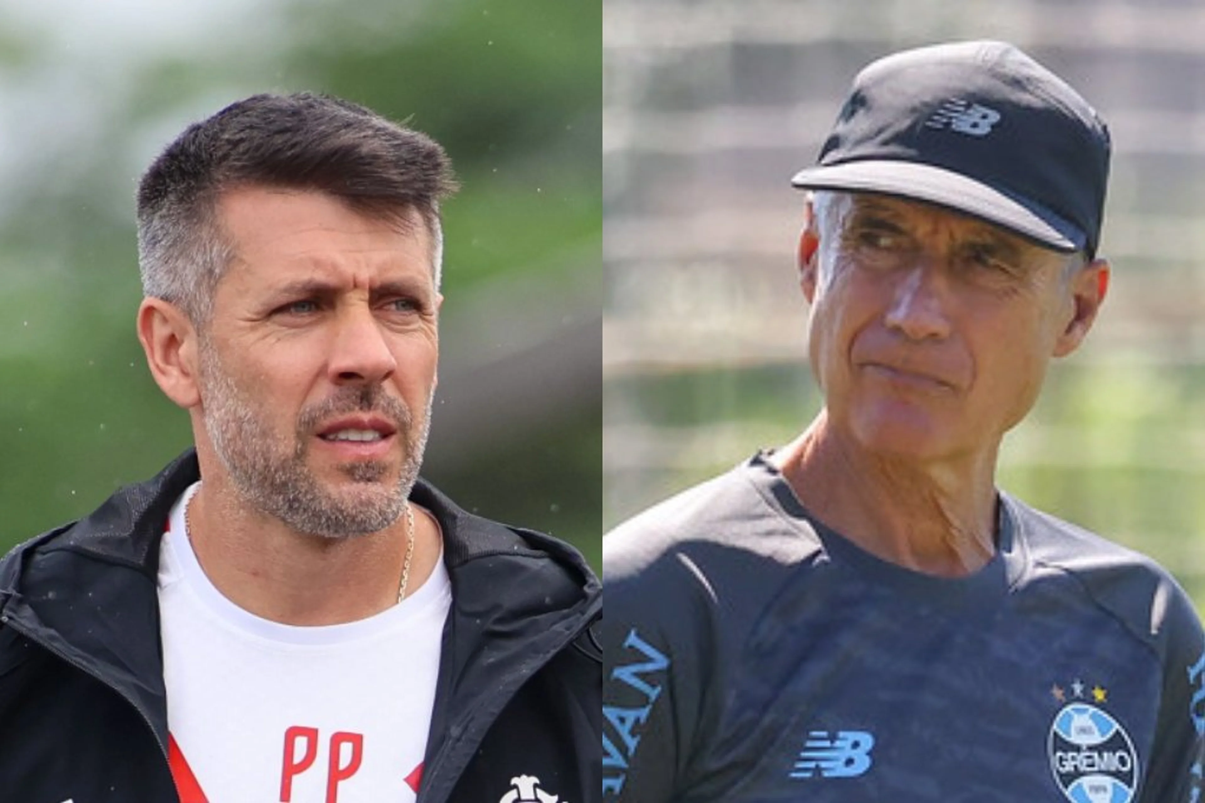 Montagem de fotos Ricardo Duarte/Inter e Rodrigo Fatturi/Grêmio