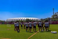 Inter treinando no CT Parque Gigante