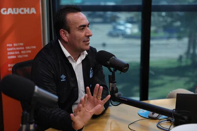 Porto Alegre, RS, Brasil - Marcelo Marques, o proprietário do Grupo Marquespan, que em 2025 financiou a compra da gestão da Arena do Grêmio por R$ 130 milhões, para depois doá-la ao clube, fala ao Sala de Redação.Indexador: jeff botega<!-- NICAID(16111025) -->