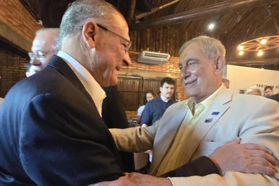 Vice-presidente Geraldo Alckmin e presidente da Fiergs, Claudio Bier<!-- NICAID(15955898) -->