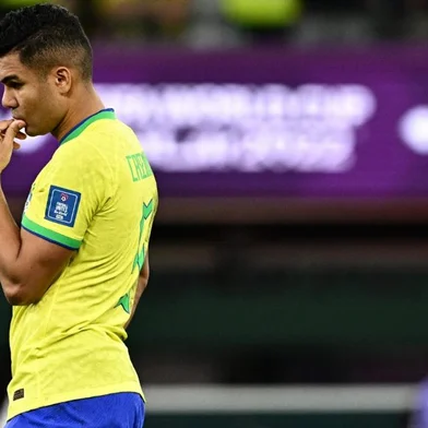 Casemiro, camisa 5 da Seleção Brasileira, atua como volante.<!-- NICAID(15293664) -->